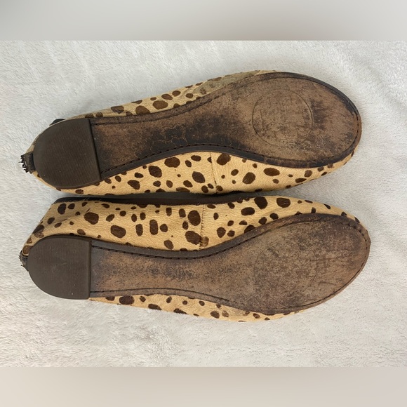 Tory Burch 9-5 Chelsea Calf Hair/Leather Flats - 8 - Picture 2 of 11
